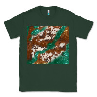 Sports Green brown cowhide glitter Classic Tee - BarkalooDesign