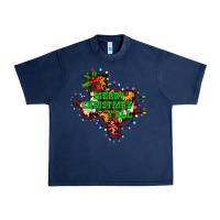Navy merry Christmas y'all Texas map Urban Heavy Tee - BarkalooDesign