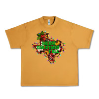 Peanut Butter merry Christmas y'all Texas map Urban Heavy Tee - BarkalooDesign