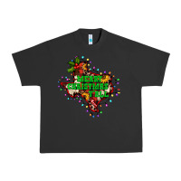 Pigment Black merry Christmas y'all Texas map Urban Heavy Tee - BarkalooDesign