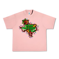 Salmon merry Christmas y'all Texas map Urban Heavy Tee - BarkalooDesign