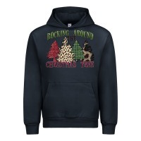 Navy rocking around the christmas tree Urban Hoodie - MaliasSmallBusiness