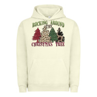 Pigment Pistachio rocking around the christmas tree Urban Hoodie - MaliasSmallBusiness