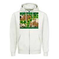 Oatmeal Heather St. Patrick's Day shamrock tumbler St. Patricks Zipper Hoodie - Neo Western