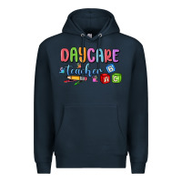 Navy daycare teacher Premium Hoodie - MaliasSmallBusiness