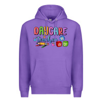 Purple daycare teacher Premium Hoodie - MaliasSmallBusiness