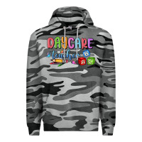 Slate Camo daycare teacher Premium Hoodie - MaliasSmallBusiness