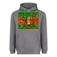 Storm st patricks day long haired cow Heavyweight Hoodie - Jasminsmagicworld