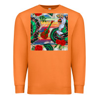 Carrot flamenco dancer seamless pattern Premium Sweatshirt - BundleAndBundleShop