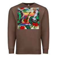 Chestnut flamenco dancer seamless pattern Premium Sweatshirt - BundleAndBundleShop