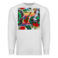 Flamenco Dancer Seamless Pattern Premium Sweatshirt | Teevron