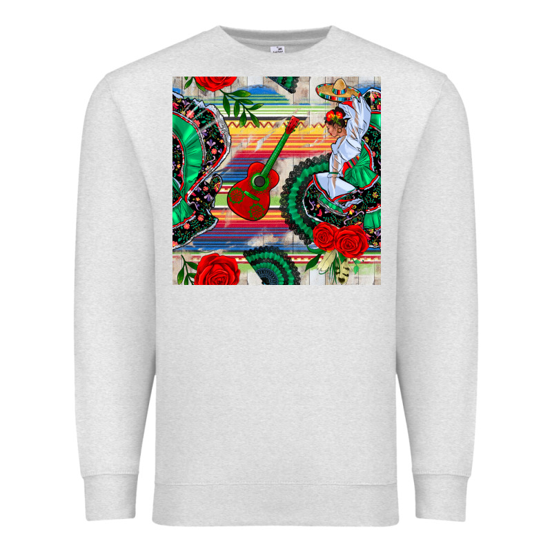 Flamenco Dancer Seamless Pattern Premium Sweatshirt by BundleAndBundleShop | Teevron