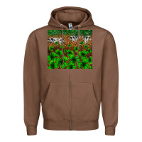 Chestnut St. Patrick's Day leopard cowhide tumbler Zipper Hoodie - Neo Western