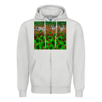 Dove Grey St. Patrick's Day leopard cowhide tumbler Zipper Hoodie - Neo Western