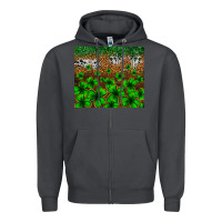 Smoke St. Patrick's Day leopard cowhide tumbler Zipper Hoodie - Neo Western