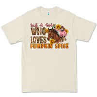 Bone Just A Girl Who Loves Pumpkin Spice Cowgirl Premium Tee - Artiststas