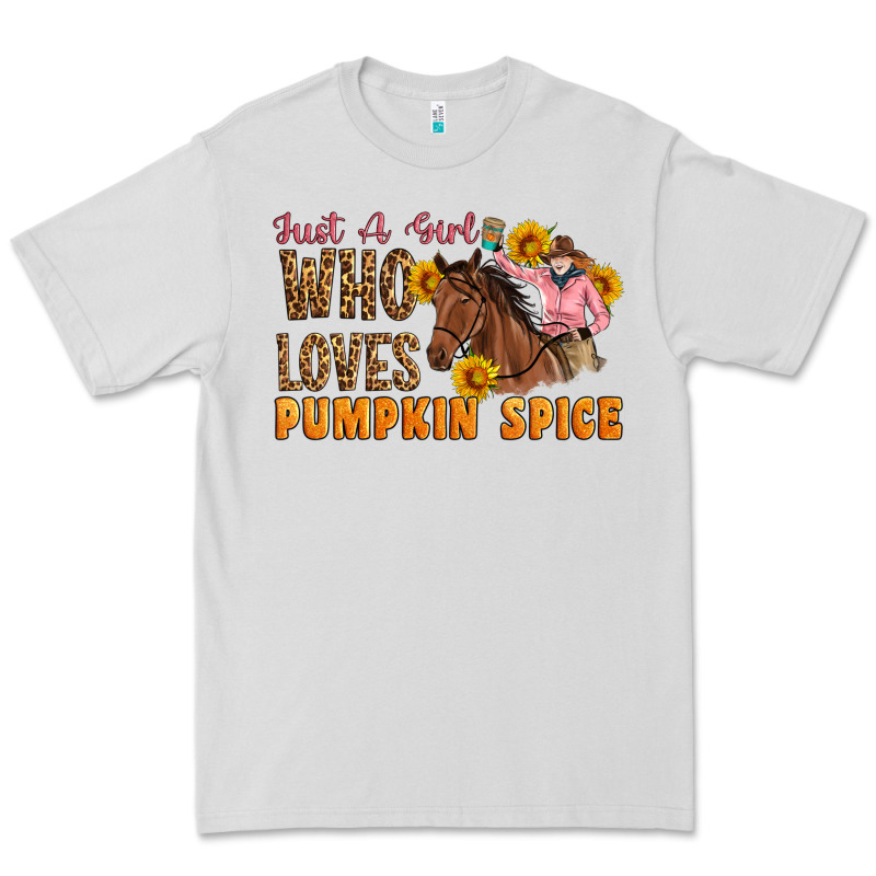 Just A Girl Who Loves Pumpkin Spice Cowgirl Premium Tee by Artiststas | Teevron
