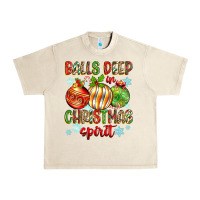 Sandshell balls deep in christmas spirit Urban Heavy Tee - Zillion Design Studio
