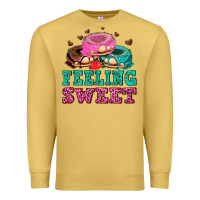 Antique Gold feeling sweet donuts Premium Sweatshirt - AdoDesignShop