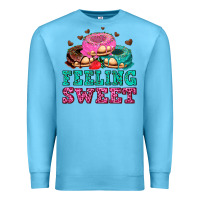 Ocean Blue feeling sweet donuts Premium Sweatshirt - AdoDesignShop