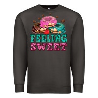 Smoke feeling sweet donuts Premium Sweatshirt - AdoDesignShop