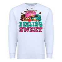 White feeling sweet donuts Premium Sweatshirt - AdoDesignShop