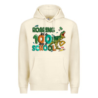 Sandshell roaring into 100 day of school Premium Hoodie - MaliasSmallBusiness
