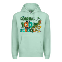 Seafoam roaring into 100 day of school Premium Hoodie - MaliasSmallBusiness