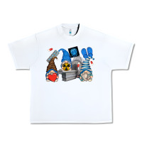 White mri gnomes Urban Heavy Tee - Zillion Design Studio