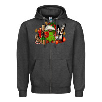 Charcoal Heather joy afro gnomes Zipper Hoodie - FaDigitalArtStudio