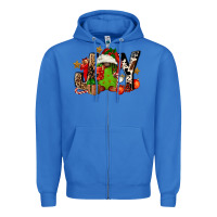 True Royal joy afro gnomes Zipper Hoodie - FaDigitalArtStudio