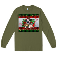 Army Green christmas heifers Long Sleeve Tee - RanaPortraitStore