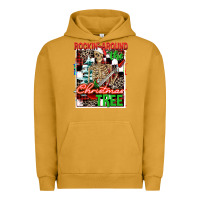 Pigment Peanut Butter Rockin' around the Christmas tree skeleton Urban Hoodie - NancyCooperArtShop