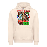 Sandshell Rockin' around the Christmas tree skeleton Urban Hoodie - NancyCooperArtShop