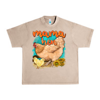French Oak mama hen with sunflowers Urban Heavy Tee - texasbilliewilder