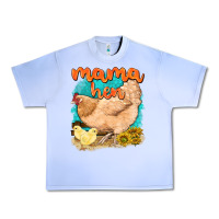 Grape Ice mama hen with sunflowers Urban Heavy Tee - texasbilliewilder