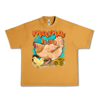 Peanut Butter mama hen with sunflowers Urban Heavy Tee - texasbilliewilder