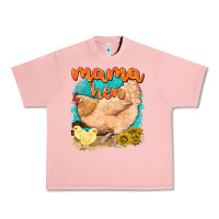 Salmon mama hen with sunflowers Urban Heavy Tee - texasbilliewilder