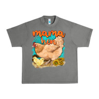 Tornado mama hen with sunflowers Urban Heavy Tee - texasbilliewilder