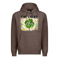 Coffee the lucky club Premium Hoodie - MaliasSmallBusiness