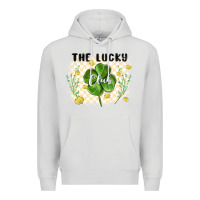 Dove Grey the lucky club Premium Hoodie - MaliasSmallBusiness