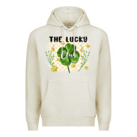Oatmeal Heather the lucky club Premium Hoodie - MaliasSmallBusiness