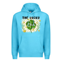 Ocean Blue the lucky club Premium Hoodie - MaliasSmallBusiness