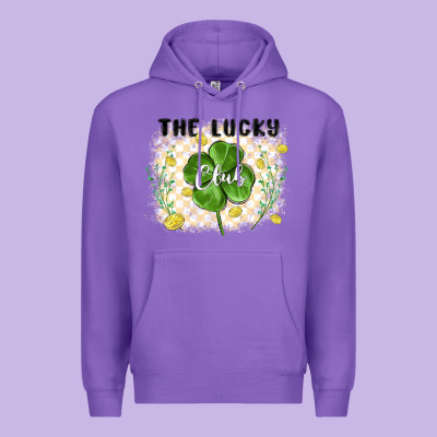 The Lucky Club Premium Hoodie Designed By Maliassmallbusiness