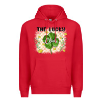 Red the lucky club Premium Hoodie - MaliasSmallBusiness