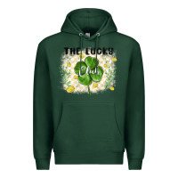 Sports Green the lucky club Premium Hoodie - MaliasSmallBusiness