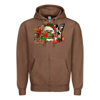 Chestnut joy gnomes Zipper Hoodie - FaDigitalArtStudio