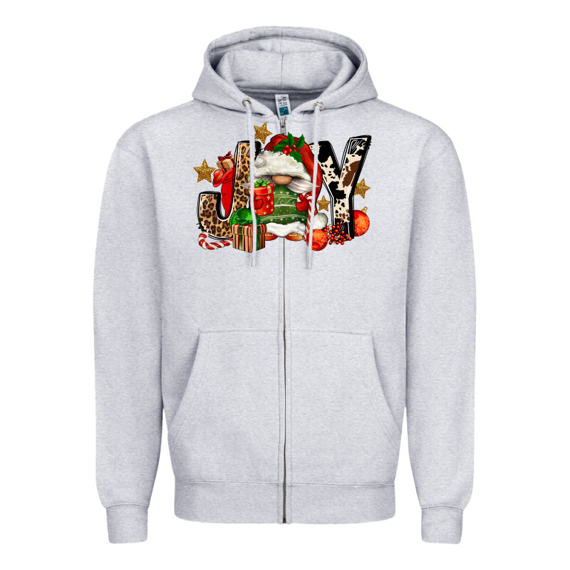 Joy Gnomes Zipper Hoodie by FaDigitalArtStudio | Teevron