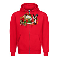 Red joy gnomes Zipper Hoodie - FaDigitalArtStudio