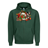 Sports Green joy gnomes Zipper Hoodie - FaDigitalArtStudio